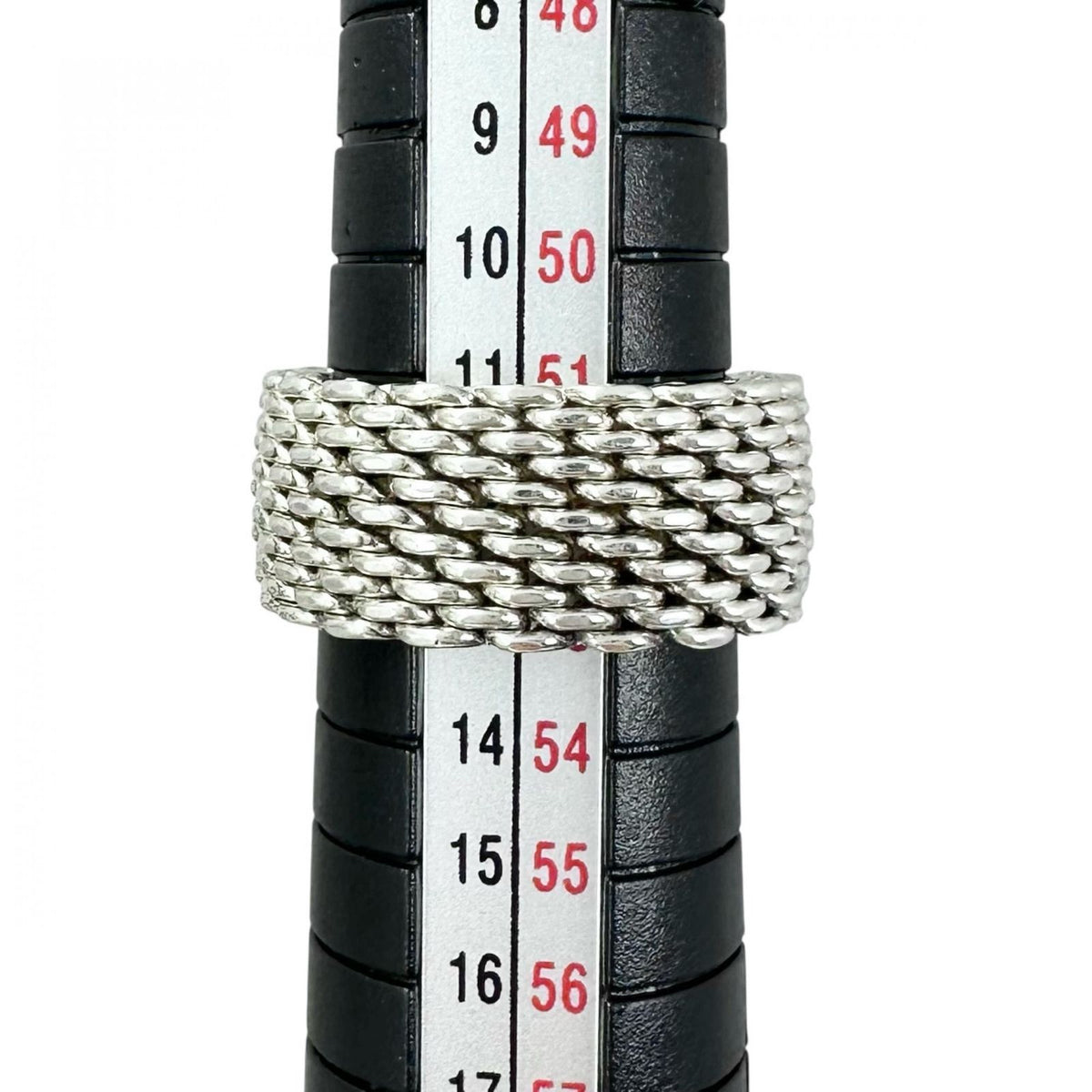 Tiffany & Co Ring Somerset Silver Mesh — view 6