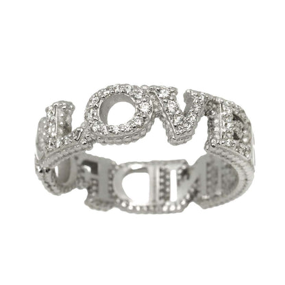 Gucci Line Dofour Love Ring Diamond 18k White Gold — view 2