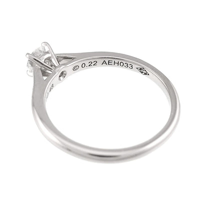 Cartier Solitaire Diamond 48 Ring Platinum — view 3