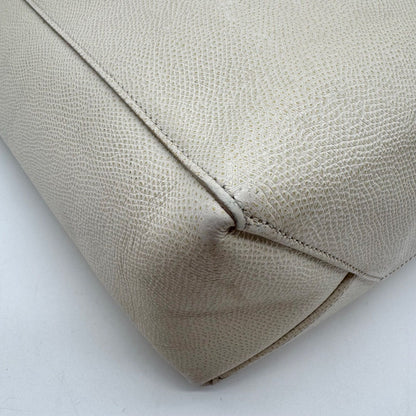 Celine Tote Vertical Cabas 2-Way Shoulder Bag Beige Leather — view 7