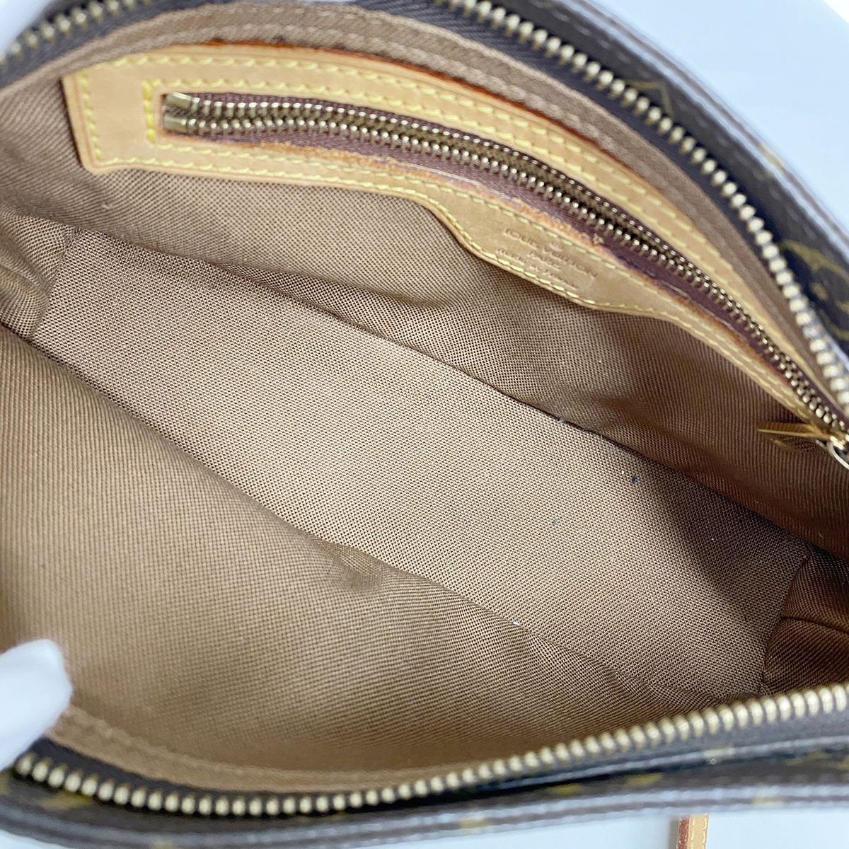Louis Vuitton Shoulder Bag Monogram Trotteur Brown — view 4