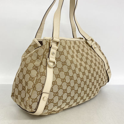 Gucci Tote GG Canvas Abbey Beige Brown Champagne Gold — view 2