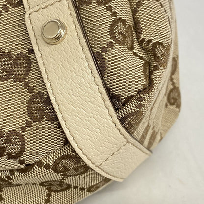 Gucci Tote GG Canvas Abbey Beige Brown Champagne Gold — view 6