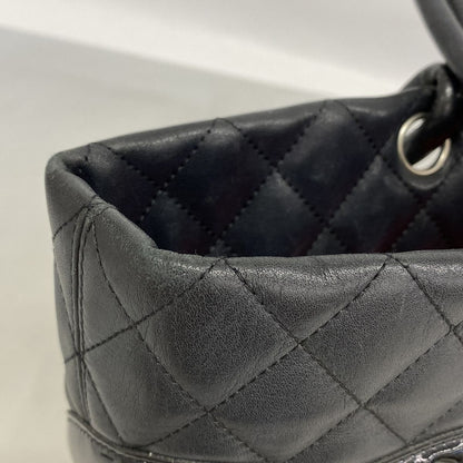 Chanel Tote Cambon Lambskin Black Gold — view 8