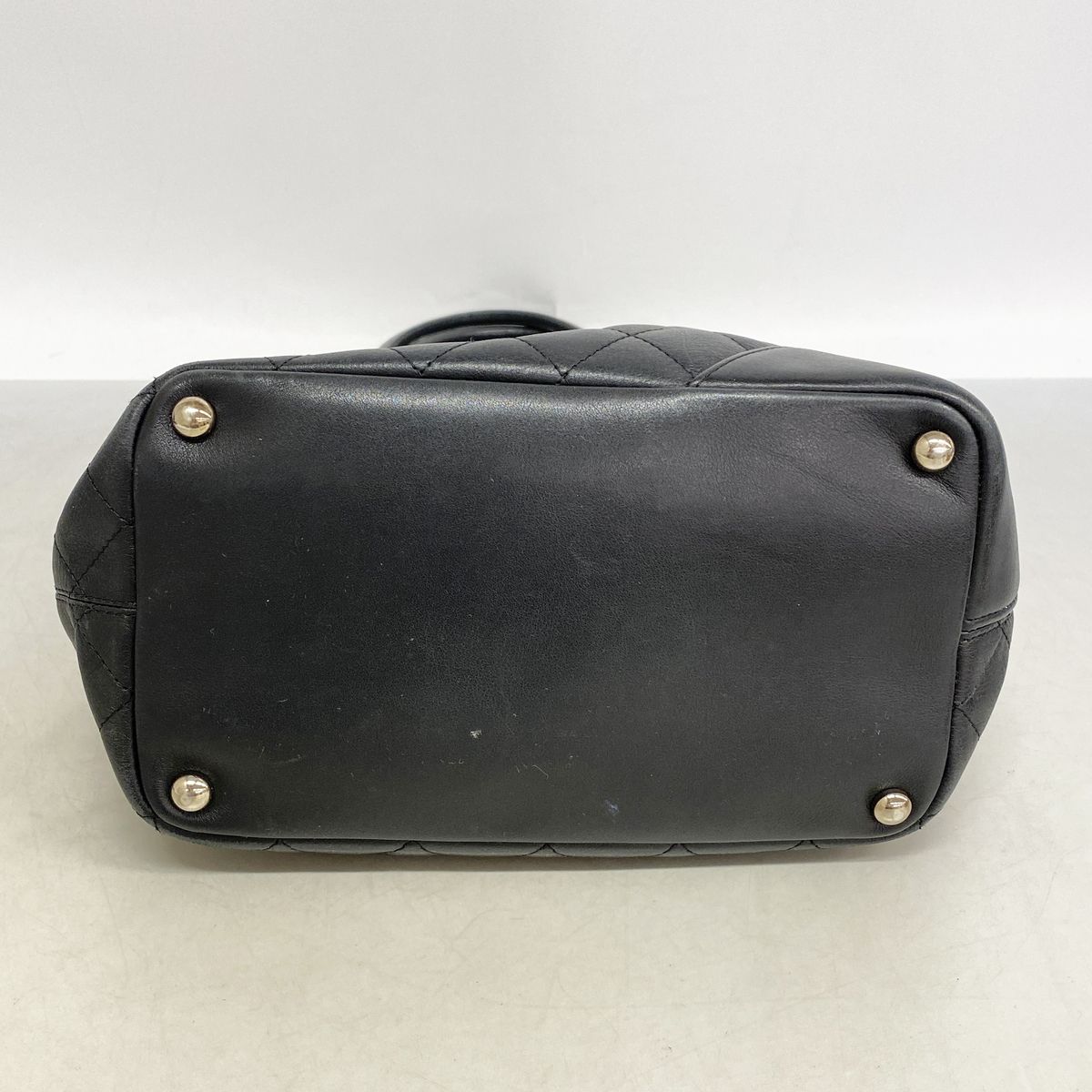 Chanel Tote Cambon Lambskin Black Silver — view 3