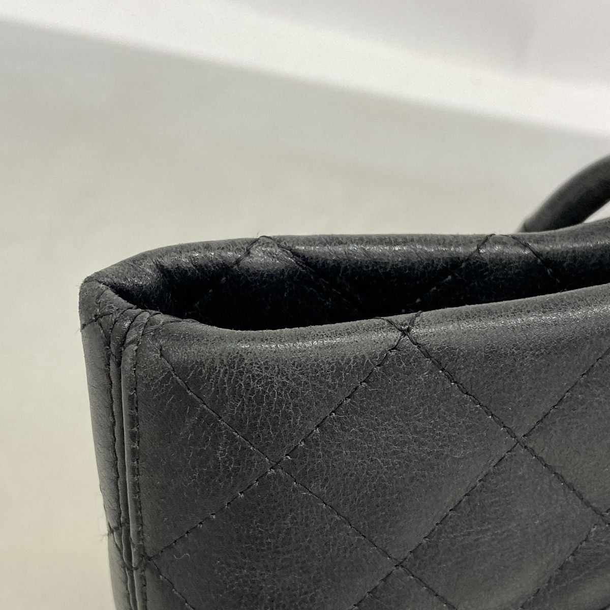 Chanel Tote Cambon Lambskin Black Silver — view 7