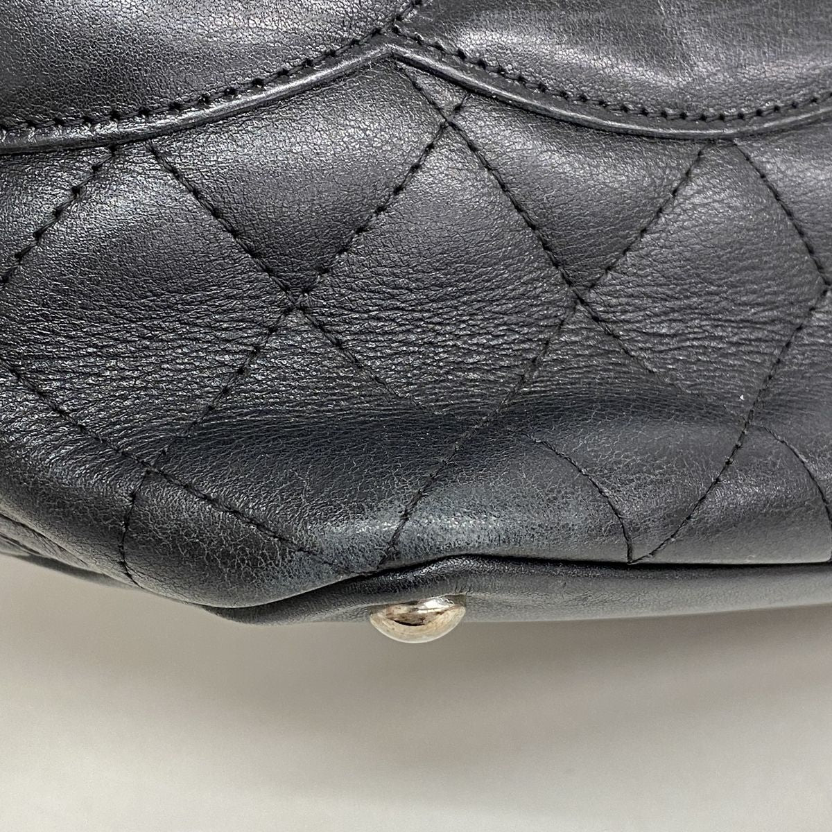 Chanel Tote Cambon Lambskin Black Silver — view 6