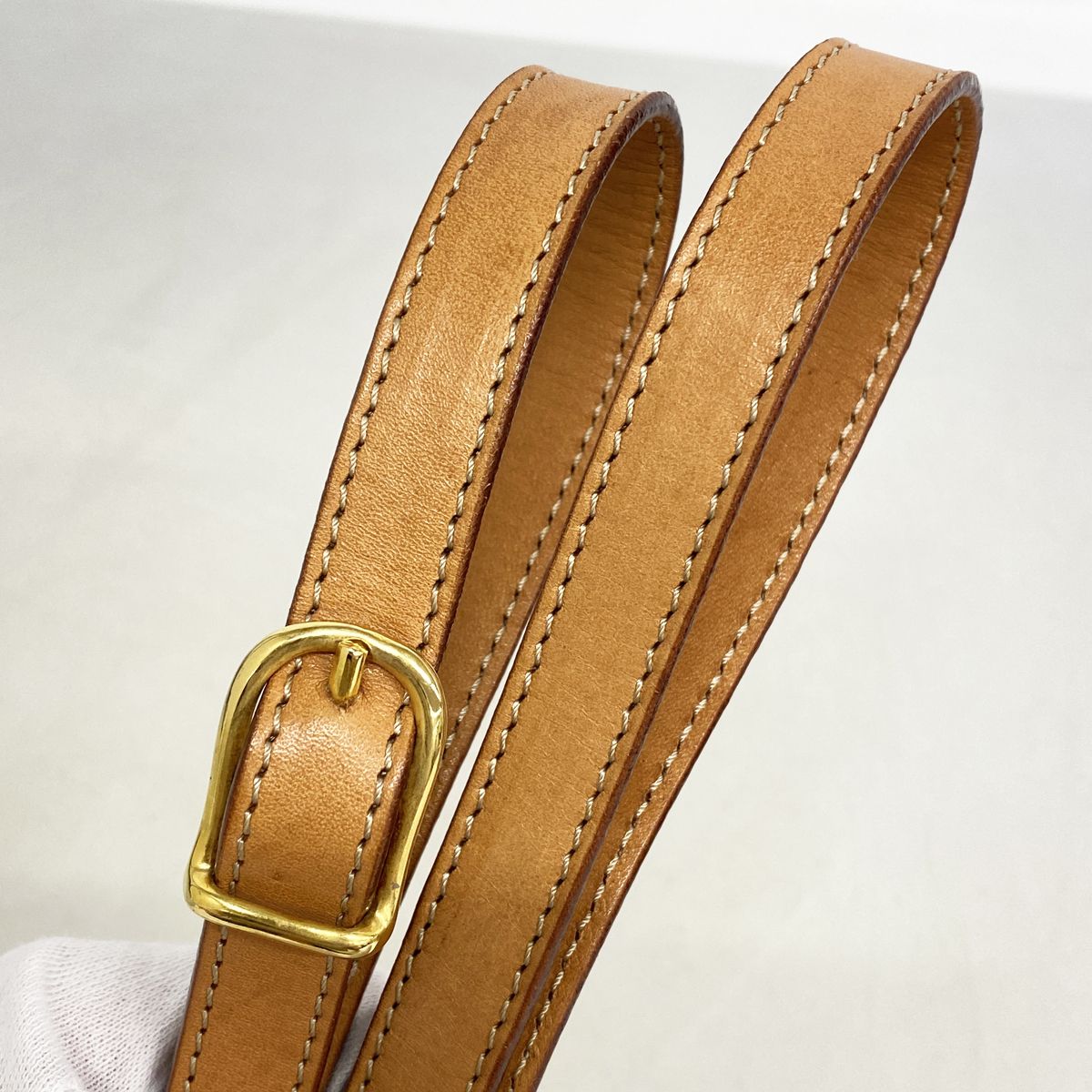 Celine Shoulder Bag Macadam Brown Gold — view 8