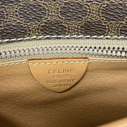 Celine Shoulder Bag Macadam Brown Gold — view 5