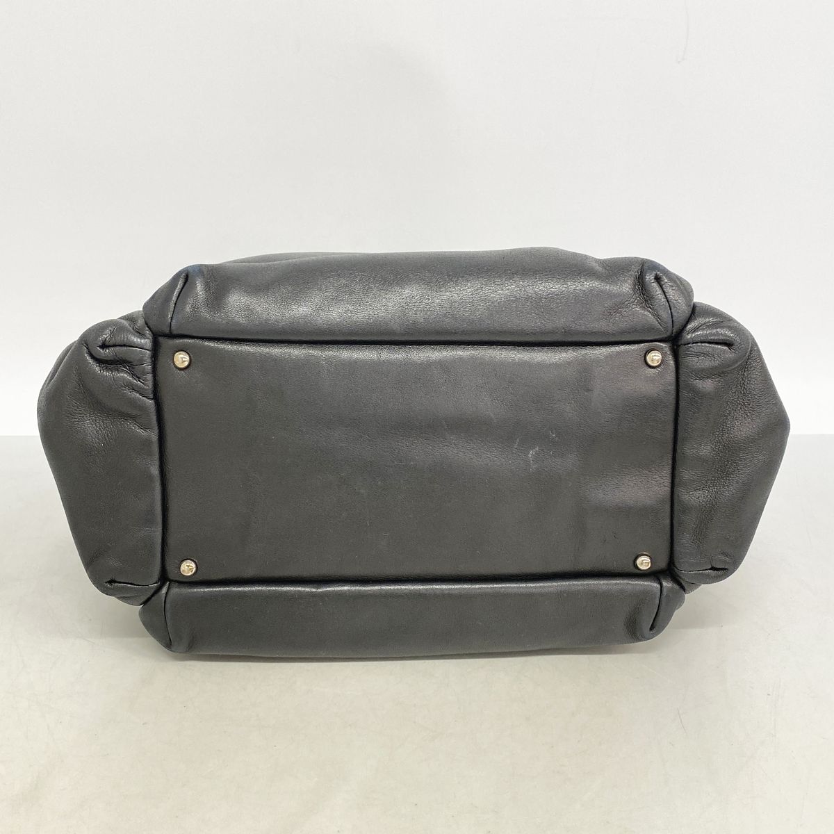 Chanel Shoulder Bag Lambskin Black Silver — view 3