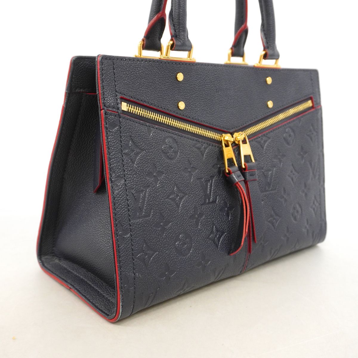 Louis Vuitton Handbag Monogram Empreinte Three PM Marine Rouge 2-Way Bag — view 2