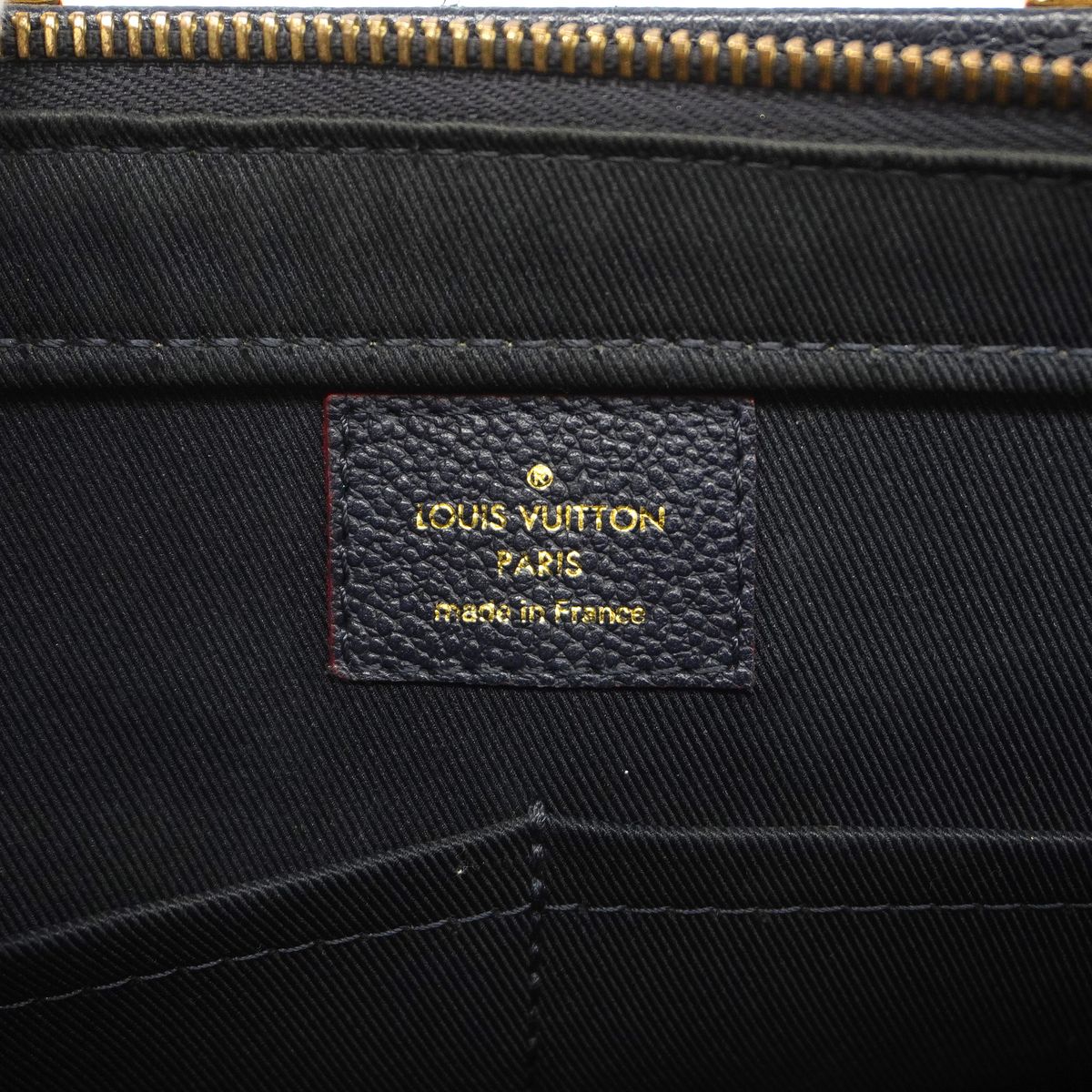 Louis Vuitton Handbag Monogram Empreinte Three PM Marine Rouge 2-Way Bag — view 5