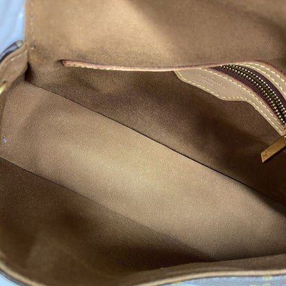 Louis Vuitton Shoulder Bag Monogram Mini Looping Brown — view 4