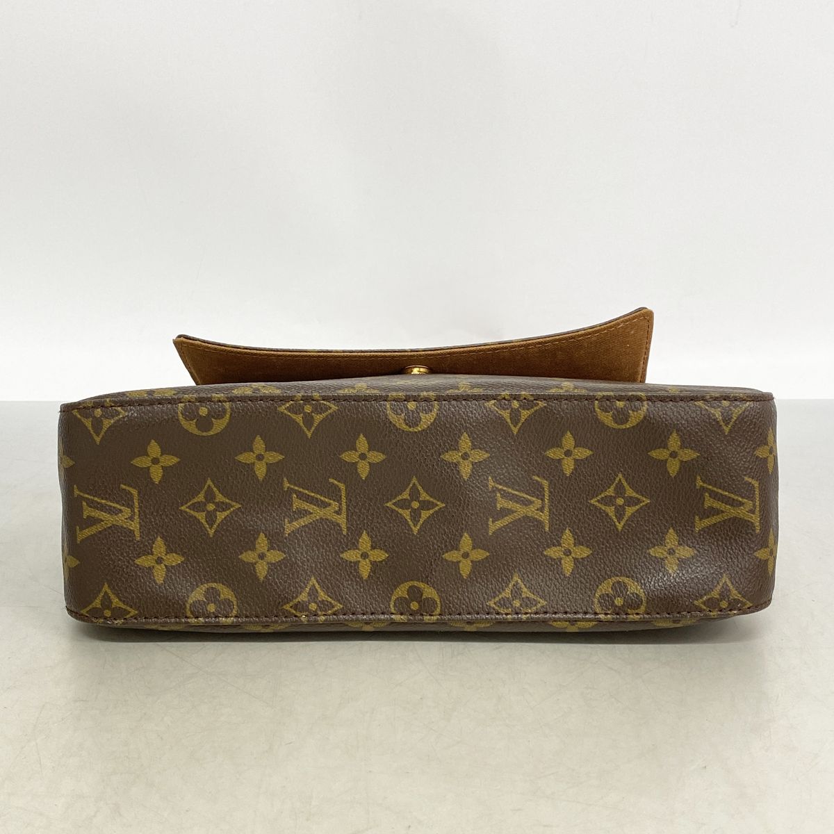 Louis Vuitton Shoulder Bag Monogram Mini Looping Brown — view 3