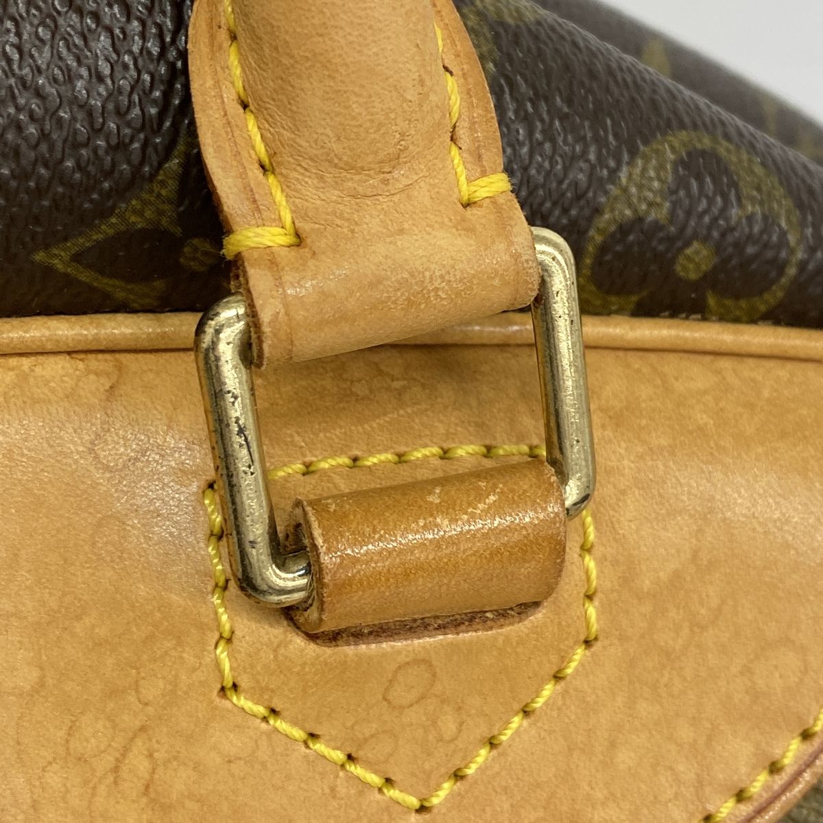 Louis Vuitton Handbag Monogram Deauville Brown — view 7