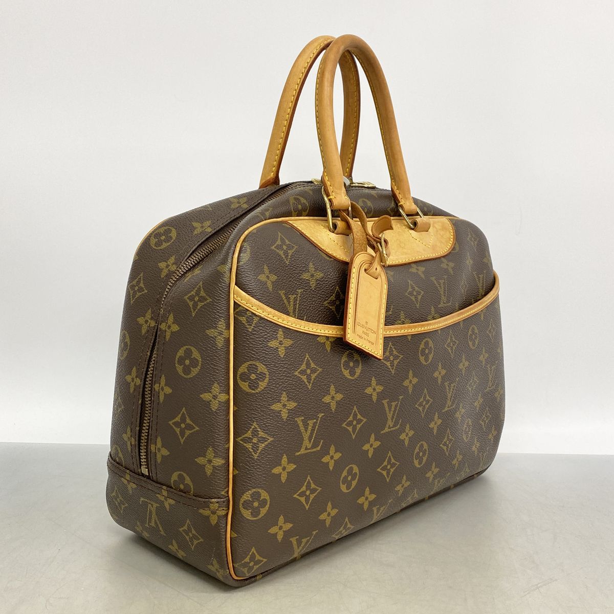 Louis Vuitton Handbag Monogram Deauville Brown — view 2