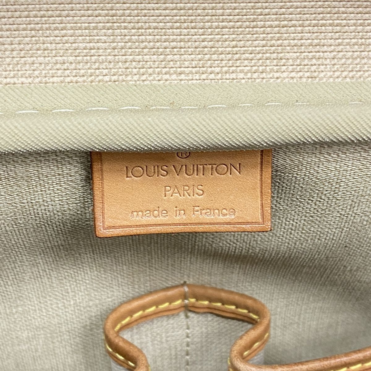 Louis Vuitton Handbag Monogram Deauville Brown — view 5