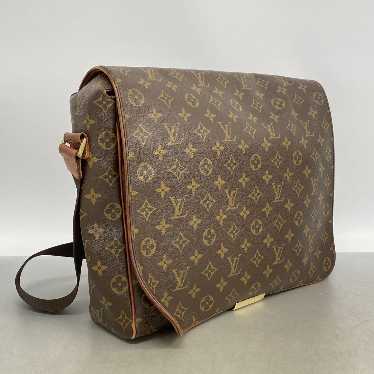 Louis Vuitton Shoulder Bag Monogram Abbesses Brown — view 2