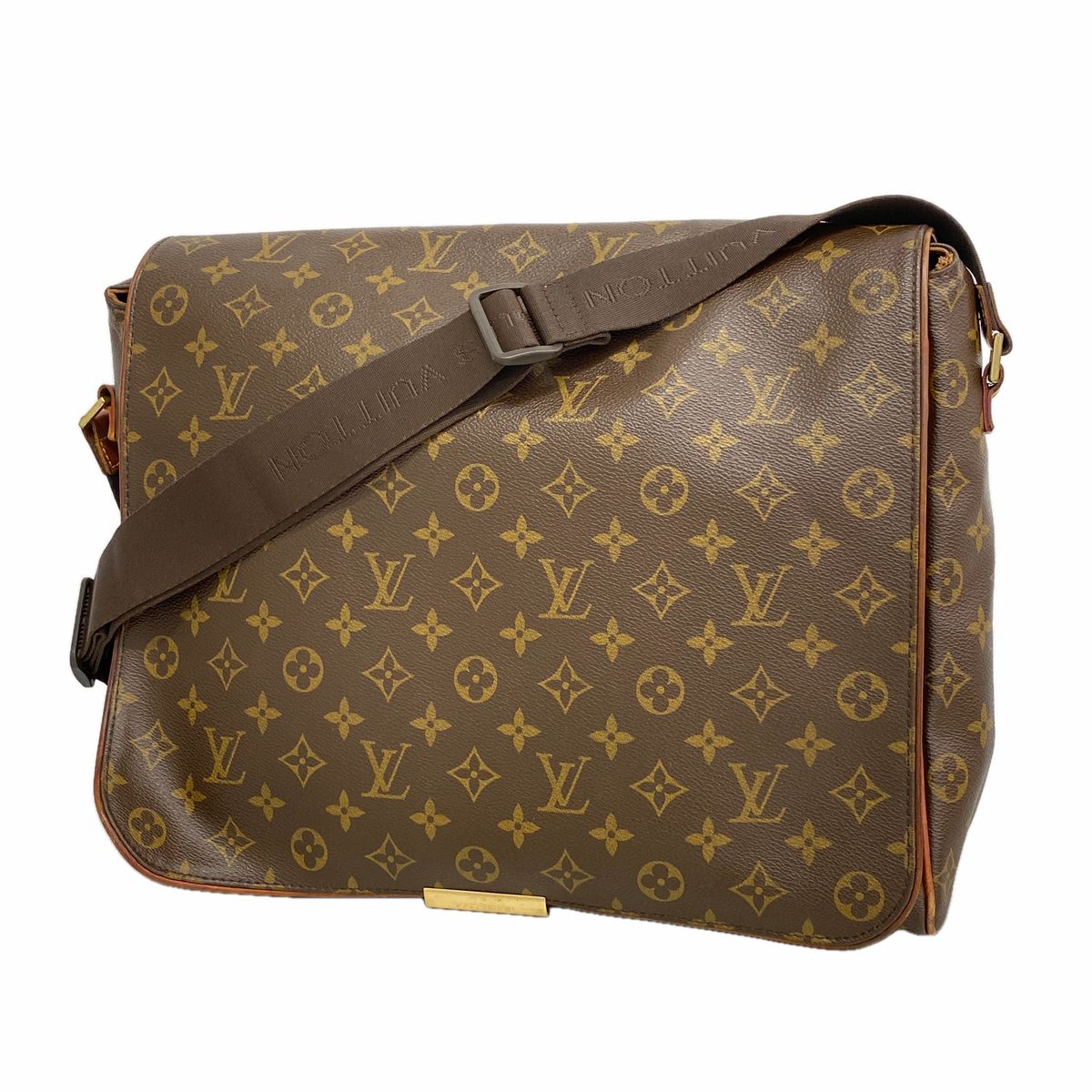 Louis Vuitton Shoulder Bag Monogram Abbesses Brown