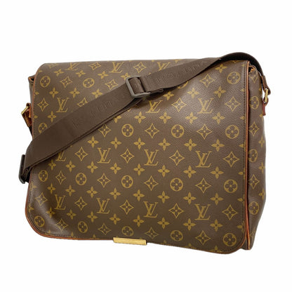 Louis Vuitton Shoulder Bag Monogram Abbesses Brown