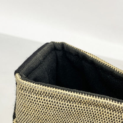 Hermes Handbag Saxo PM Toile H Black Gray Silver — view 8