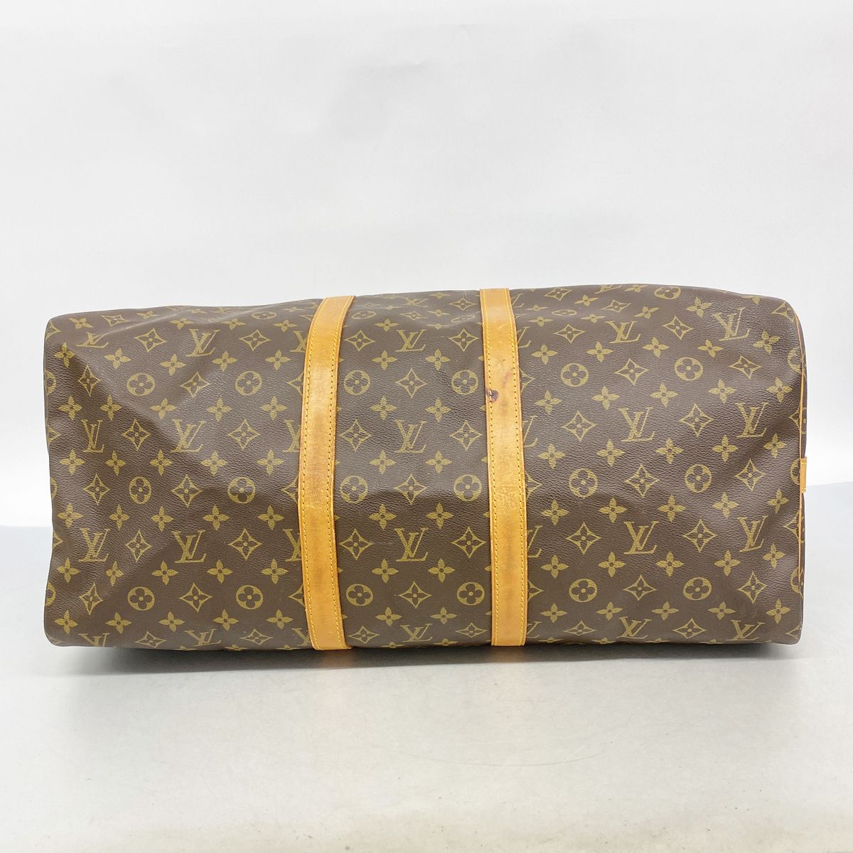 Louis Vuitton Boston Bag Monogram Keepall Bandouliere 55 Brown — view 3
