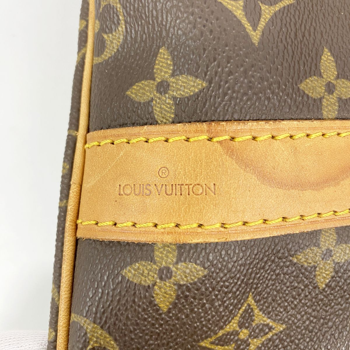 Louis Vuitton Boston Bag Monogram Keepall Bandouliere 55 Brown — view 5