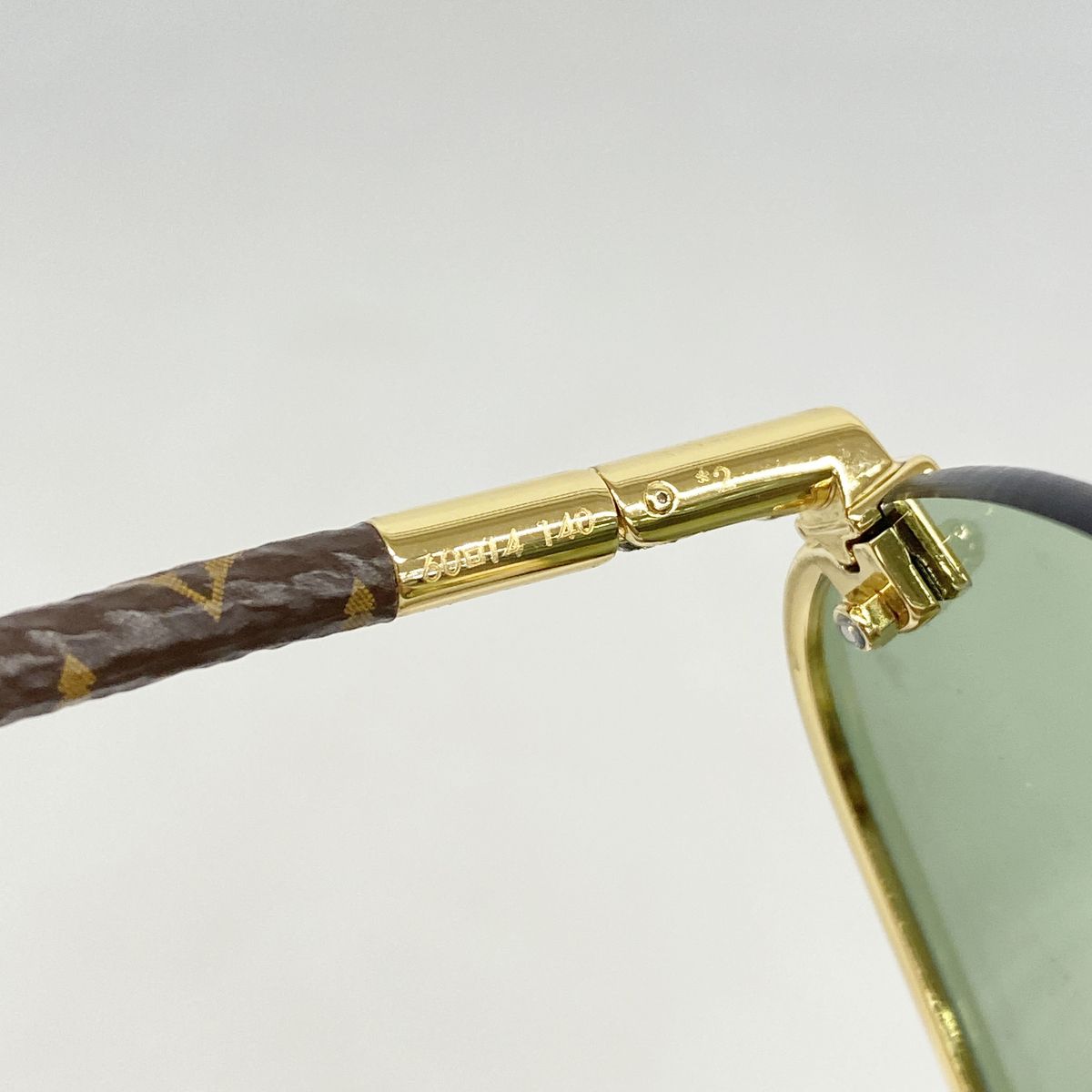 Louis Vuitton Sunglasses Monogram Clockwise Green Brown Eyewear — view 5