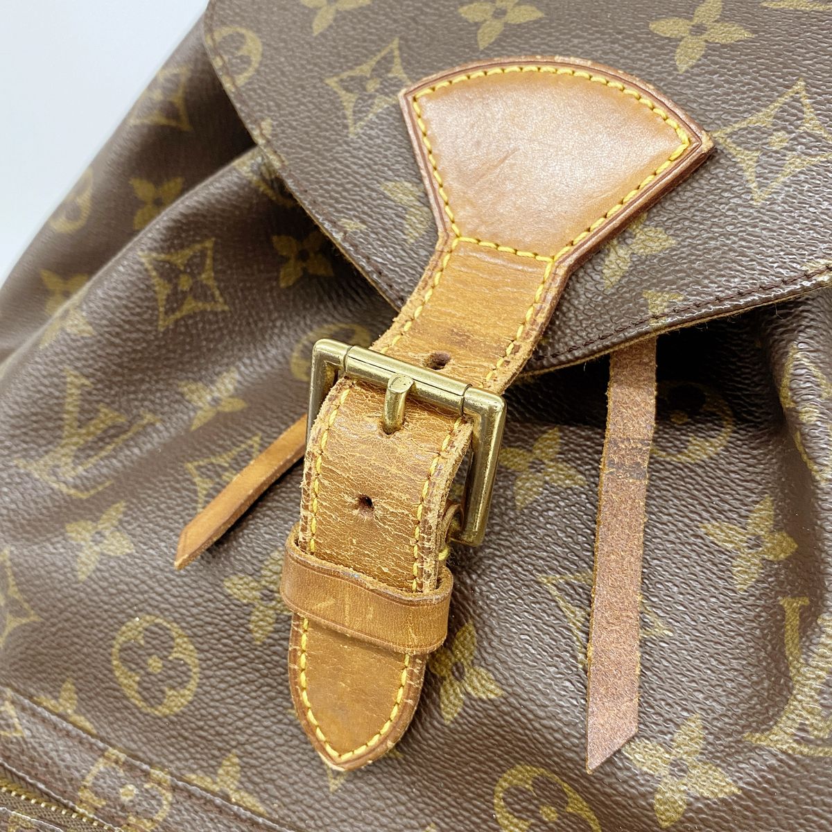 Louis Vuitton Backpack Monogram Montsouris GM Brown — view 7