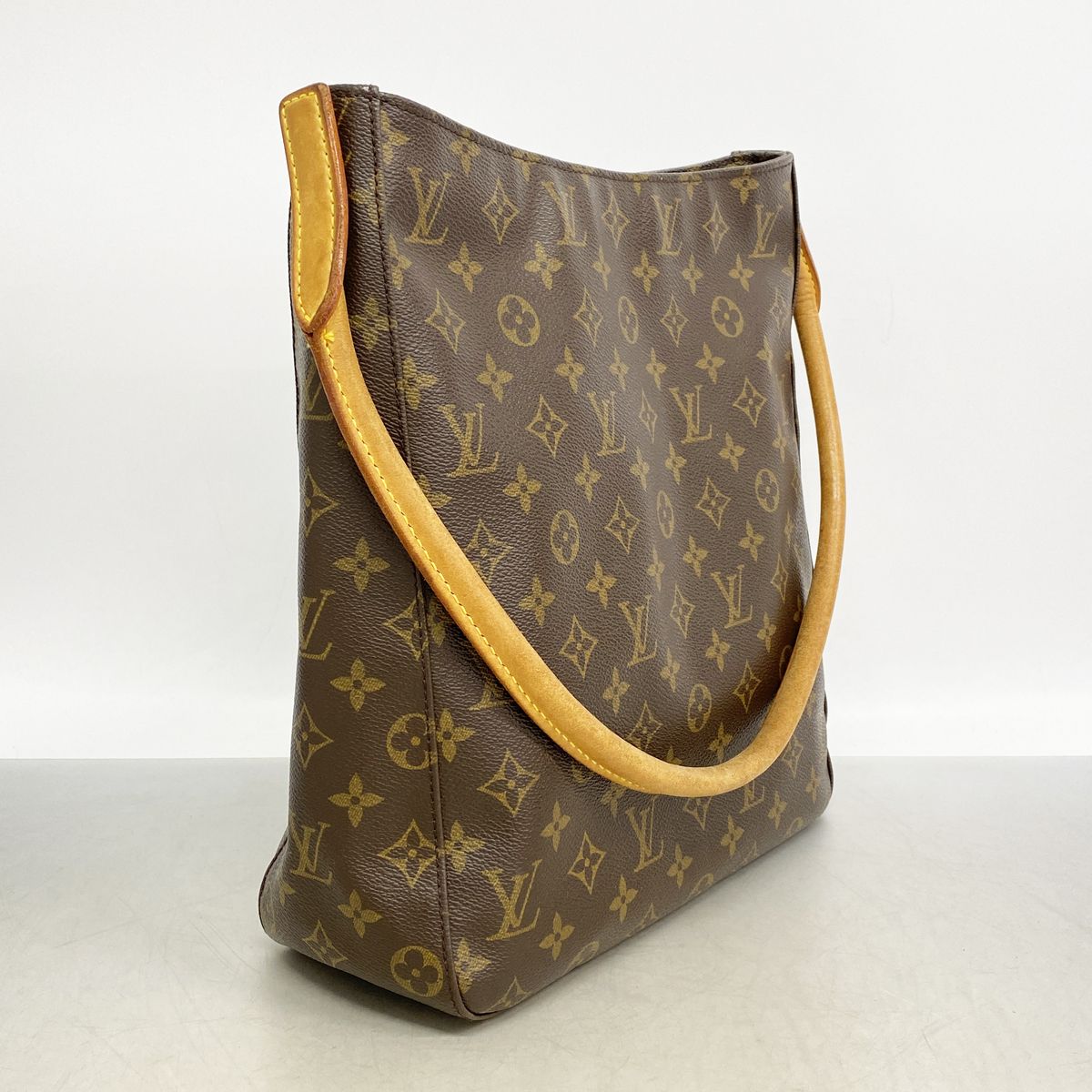 Louis Vuitton Shoulder Bag Monogram Looping GM Brown — view 2