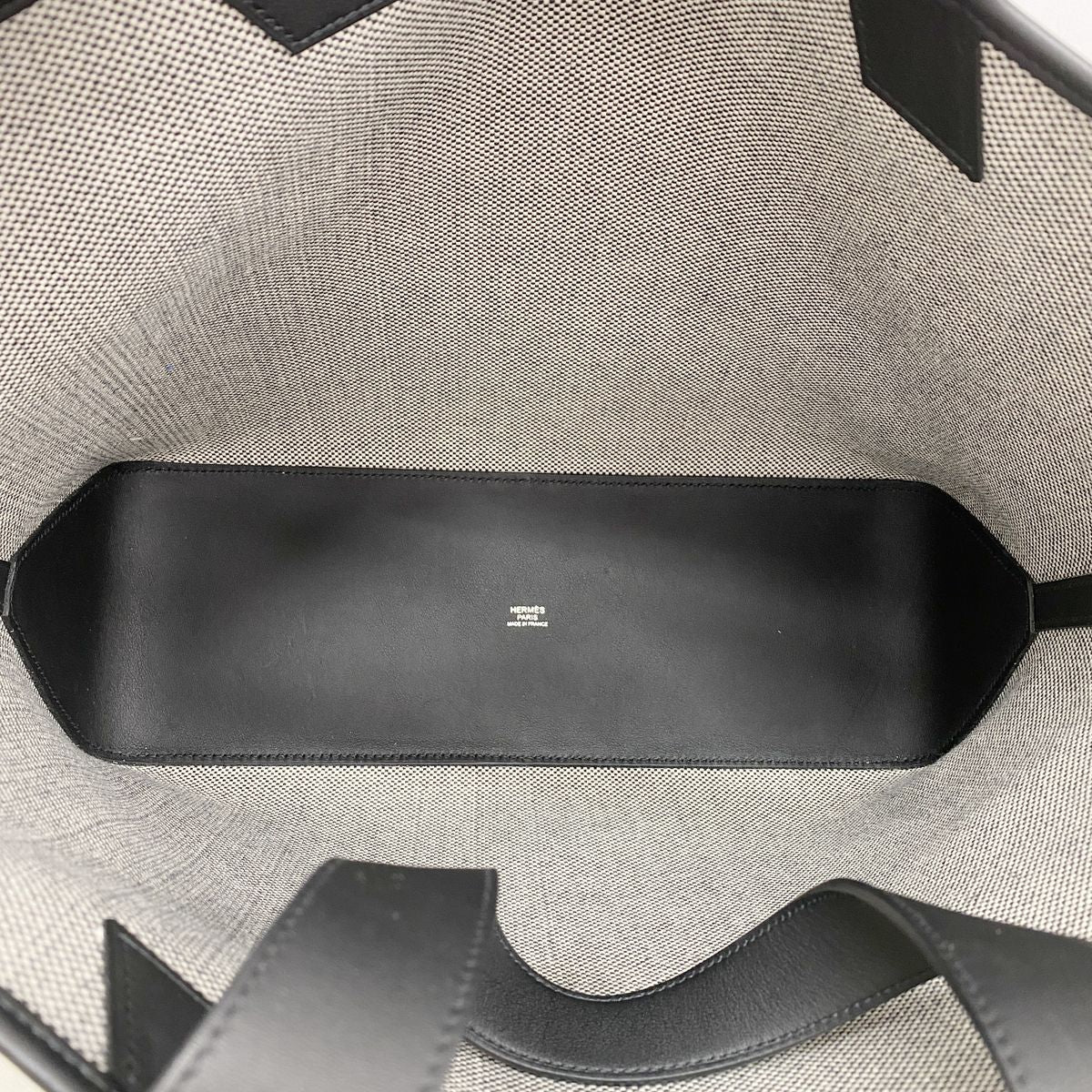 Hermes Tote H Ambie GM Toile H Black — view 4
