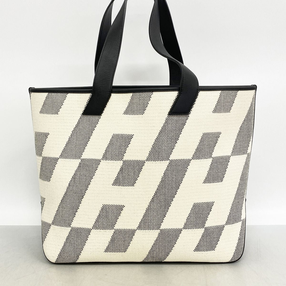 Hermes Tote H Ambie GM Toile H Black — view 6