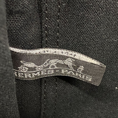 Hermes Handbag Fourre Tout PM Half Leather Canvas Black Silver — view 5