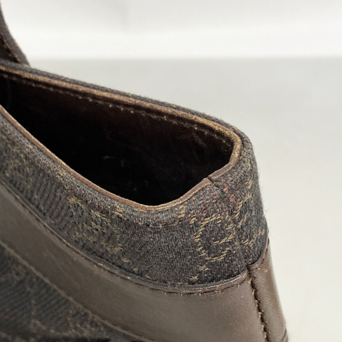 Gucci Tote Canvas Brown Silver — view 8