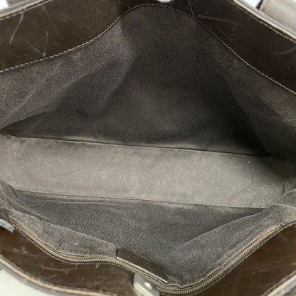 Gucci Tote Canvas Brown Silver — view 4