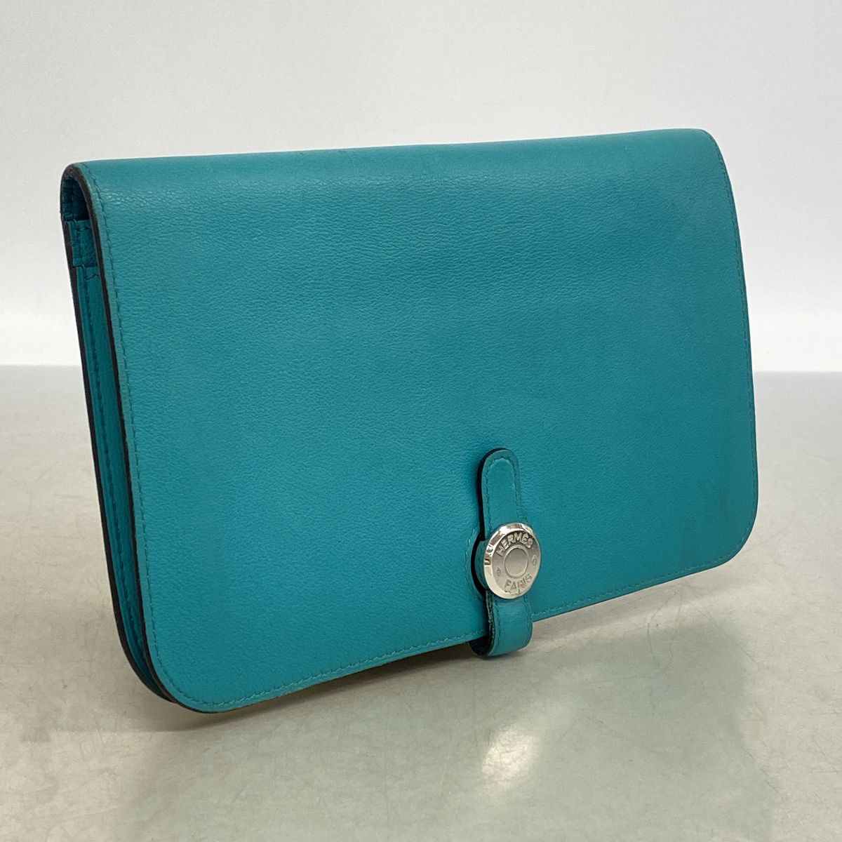 Hermes Wallet Dogon Swift Vert Bellows — view 2