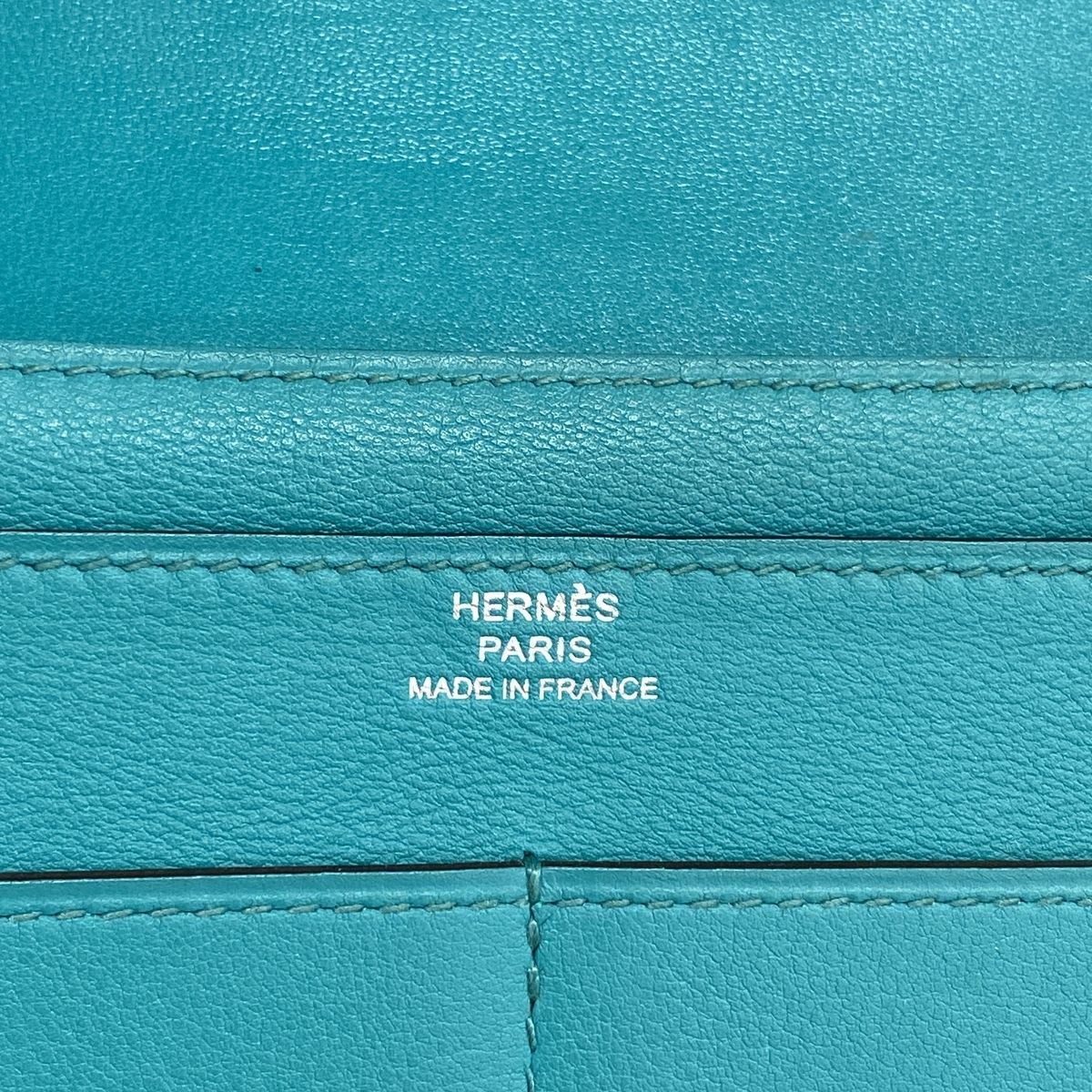 Hermes Wallet Dogon Swift Vert Bellows — view 4