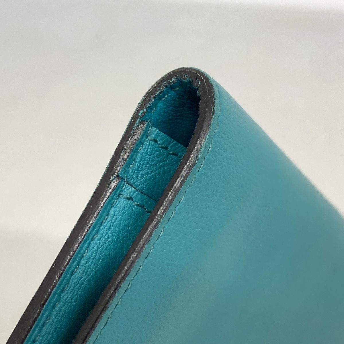 Hermes Wallet Dogon Swift Vert Bellows — view 5