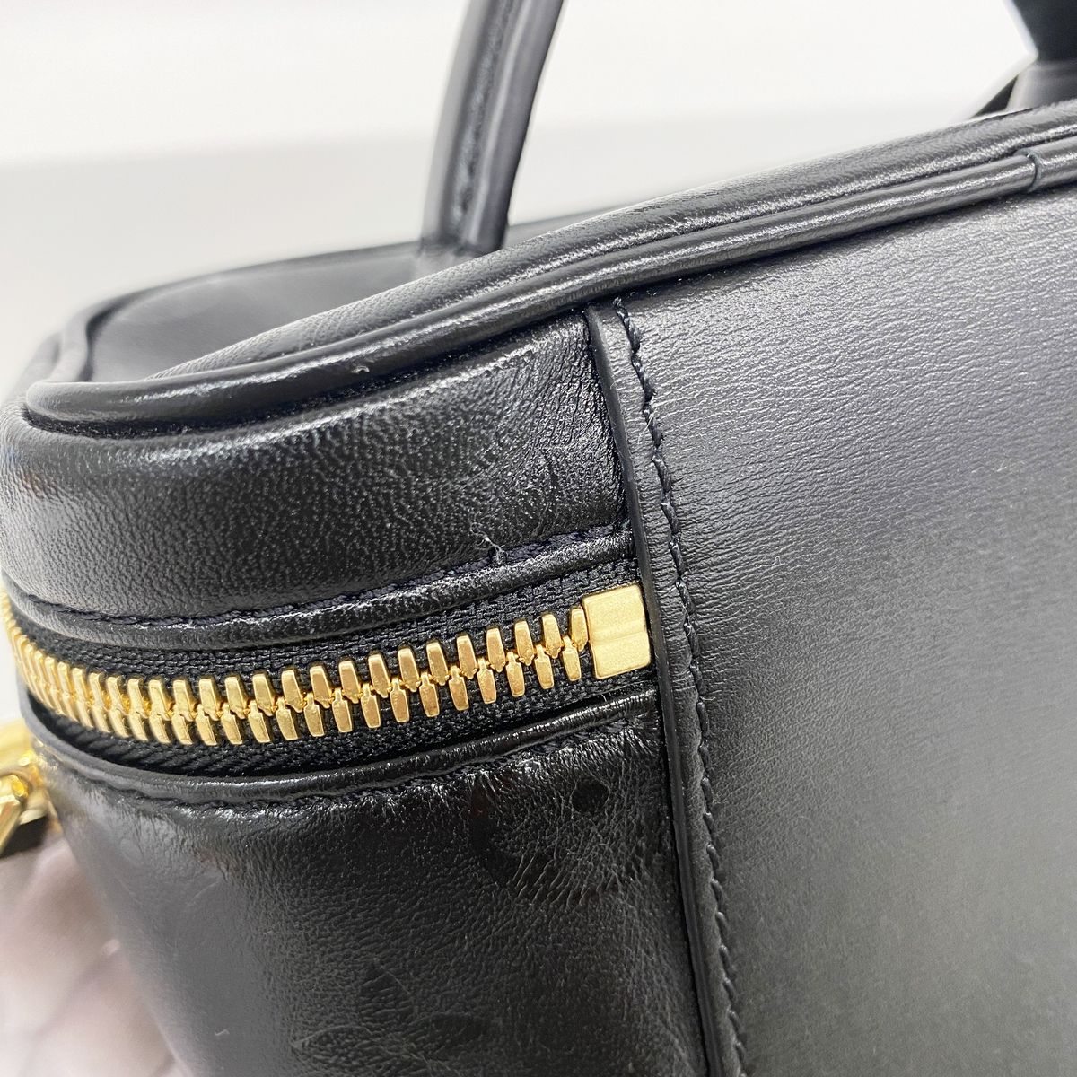 Louis Vuitton Vanity Bag Monogram Ink PM Black 2-Way Bag — view 7