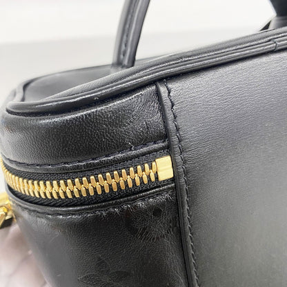Louis Vuitton Vanity Bag Monogram Ink PM Black 2-Way Bag — view 7