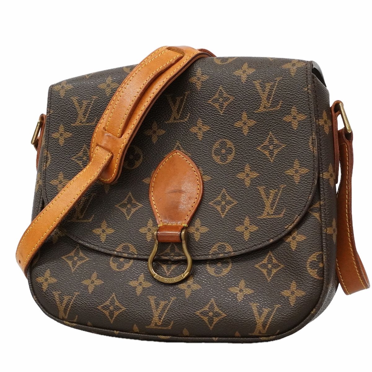 Louis Vuitton Shoulder Bag Monogram Saint-cloud GM Brown