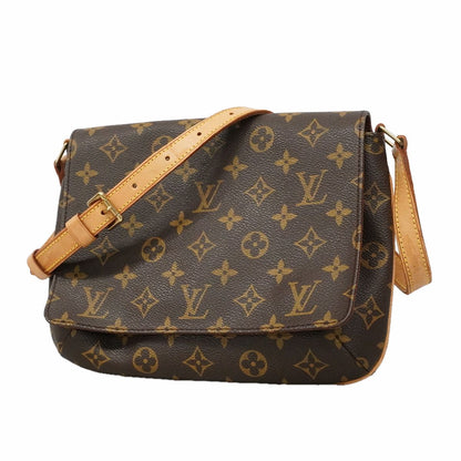 Louis Vuitton Shoulder Bag Monogram Musette Tango Short Strap Brown