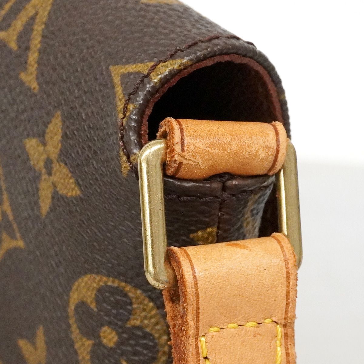 Louis Vuitton Shoulder Bag Monogram Musette Tango Short Strap Brown — view 7