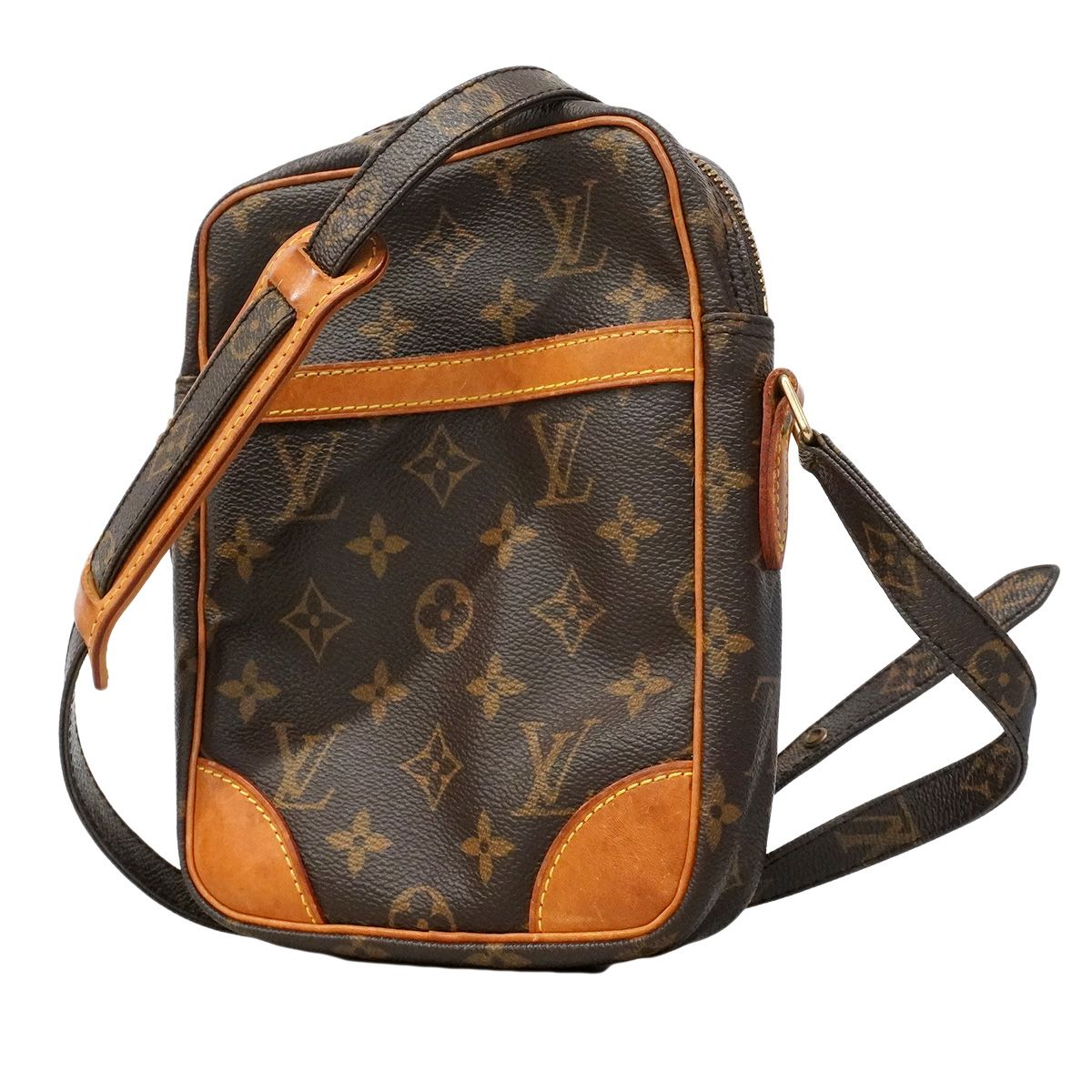 Louis Vuitton Shoulder Bag Monogram Danube Brown