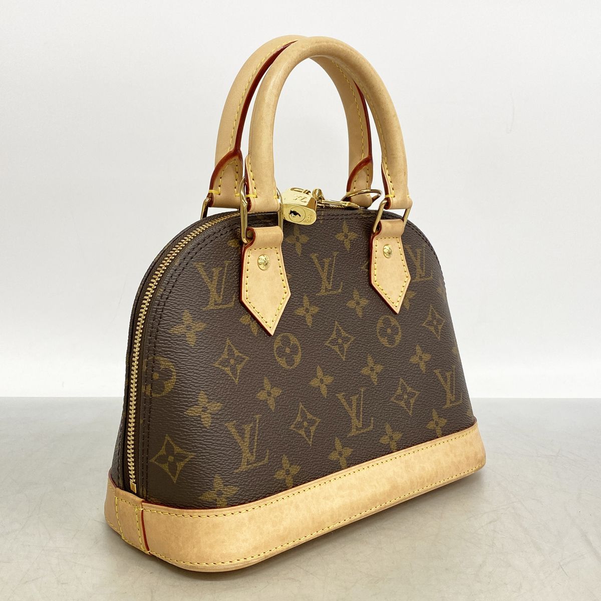 Louis Vuitton Handbag Monogram Alma BB Brown 2-Way Bag — view 2