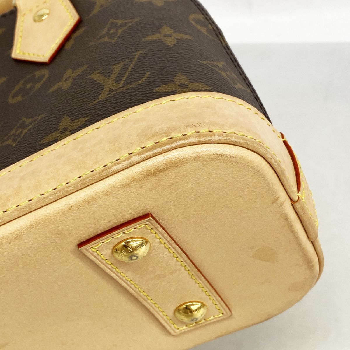 Louis Vuitton Handbag Monogram Alma BB Brown 2-Way Bag — view 6