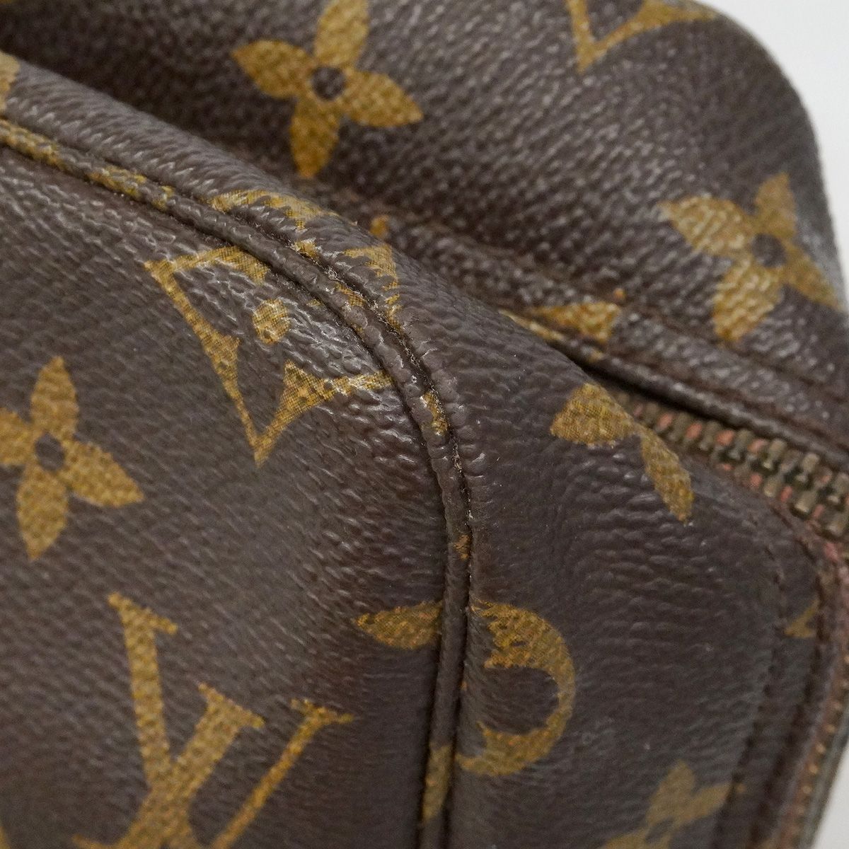 Louis Vuitton Pouch Monogram Trousse Twillet 28 Brown — view 8