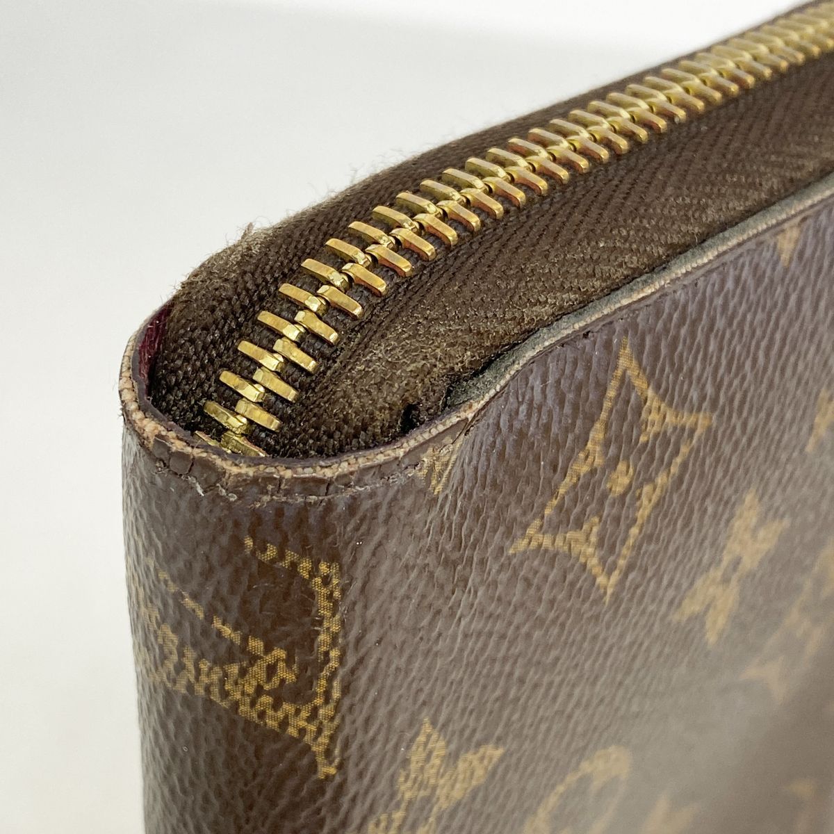 Louis Vuitton Wallet Monogram Zippy Brown Fuchsia — view 5
