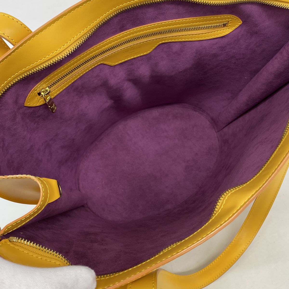 Louis Vuitton Shoulder Bag Epi Saint Jacques Shopping Jaune — view 4