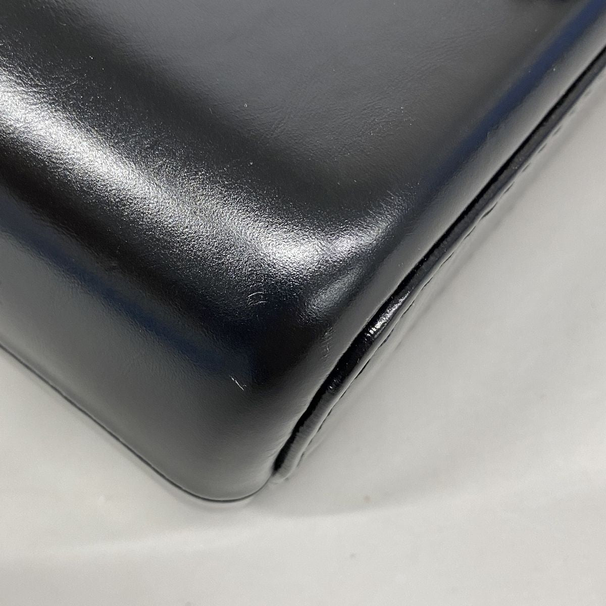 Chanel Shoulder Bag Gabrielle Leather Black Gold Silver — view 6